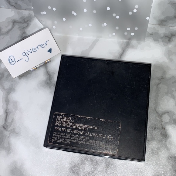 Lady Justice MAC Eye Quad Eyeshadow Palette MAC - Picture 7 of 13